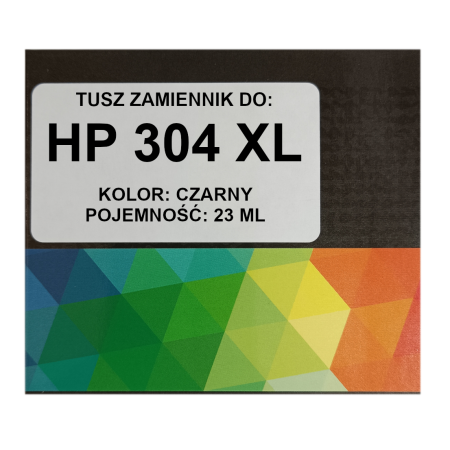 Zgodny tusz do HP 304XL 23ml czarny DeskJet 2620 3730 3720 N9K08AE